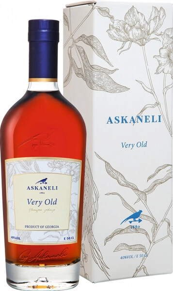 Коньяк Askaneli Very Old 5 Years Old, gift box, 0.5 л