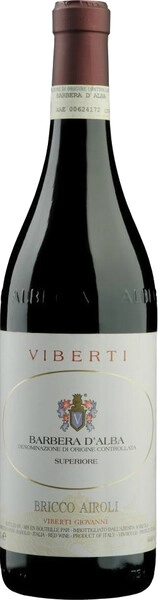 Вино Viberti, Barbera d'Alba Superiore Bricco Airoli DOC, 2018