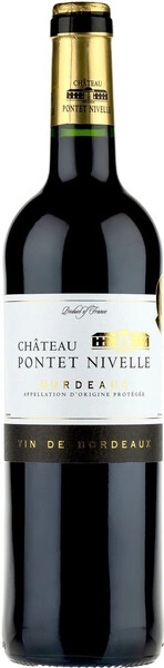 Вино Chateau Pontet Nivelle, Bordeaux AOP, 2021