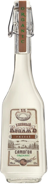 Водка Хлебный Купажъ Органик Ржаной, 0.5 л