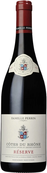 Вино Famille Perrin, Reserve Cotes du Rhone AOC Rouge, 2017