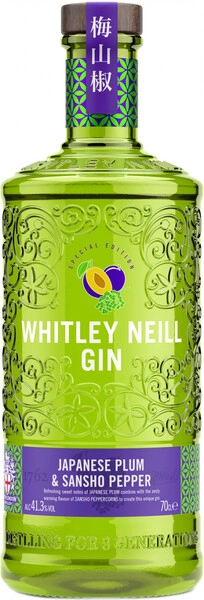 Джин Whitley Neill Japanese Plum & Sansho Pepper, 0.7 л
