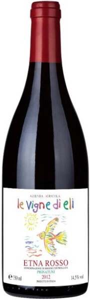 Вино Le Vigne di Eli, Etna Rosso DOC Pignatuni, 2012