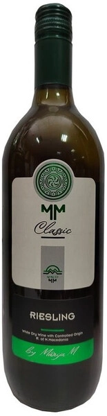 Вино Tikves, MM Classic Riesling, 1 л