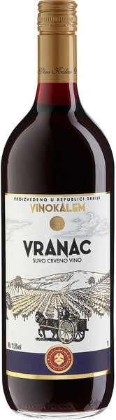 Вино Vino Kalem, Vranac Suvo, 1 л