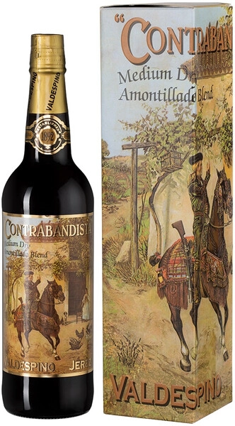 Херес Valdespino Amontillado Contrabandista, gift box