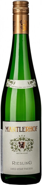 Вино Mantlerhof, Riesling Ried Zehetnerin, 2020, 375 мл