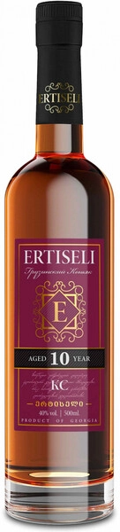 Коньяк "Ertiseli" 10 Years, 0.5 л