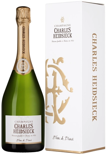 Шампанское Charles Heidsieck, Blanc de Blancs Brut, Champagne AOC, gift box