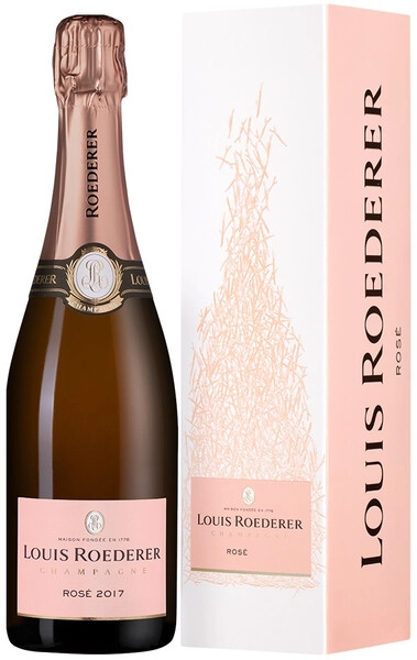 Шампанское Louis Roederer, Brut Rose AOC, 2017, gift box