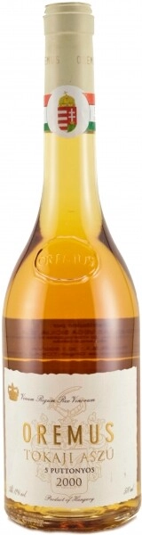 Вино Oremus, "Tokaji Aszu" 5 Puttonyos, 2000, 0.5 л