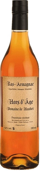 Арманьяк Domaine de Haubet Hors d'Age, Bas-Armagnac AOC, 0.7 л