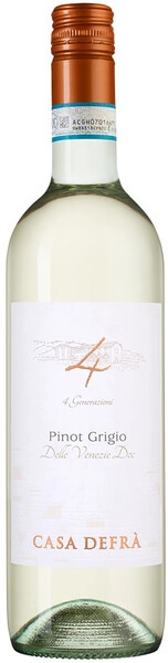 Вино Casa Defra, Pinot Grigio, Delle Venezie DOC, 2023