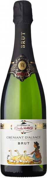 Игристое вино Arthur Metz, Le Cremant de l'Oncle Hansi Brut, Alsace AOP