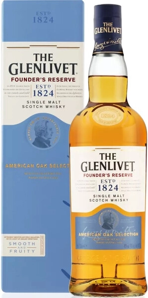 Виски The Glenlivet Founder's Reserve, gift box, 0.5 л
