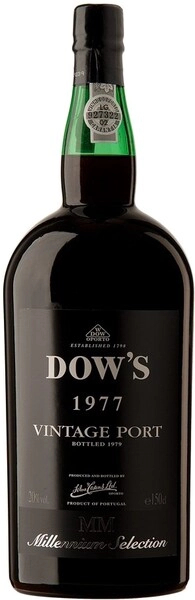 Портвейн Dow's, Vintage Port, Douro, 1977, 1.5 л