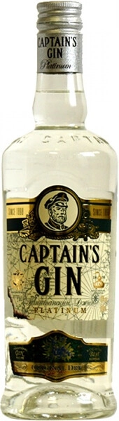 Джин Captain's Gin Platinum, 0.5 л