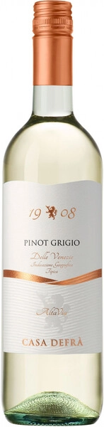 Вино Casa Defra, Pinot Grigio, Delle Venezie IGT, 2022