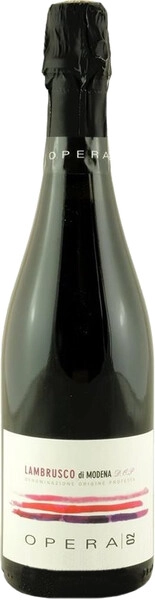 Игристое вино Ca' Montanari, Opera 02 Brut, Lambrusco di Modena DOP