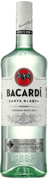 Ром Bacardi Carta Blanca, 1 л