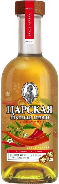 Ликер Царская Пряный Перец, настойка горькая, 0.5 л