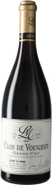 Вино Lucien Le Moine, Clos de Vougeot Grand Cru AOC, 2018