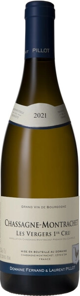 Вино Domaine Fernand & Laurent Pillot, Chassagne-Montrachet 1er Cru Les Vergers AOC, 2021
