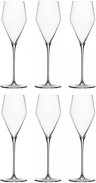 Бокалы-флюте Zalto, Champagne, Set of 6 Glasses, 220 мл
