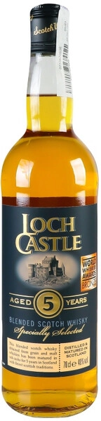 Виски Loch Castle 5 Years Old Blended Scotch Whisky, 0.7 л