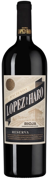Вино Hacienda Lopez de Haro, Reserva, Rioja DOCa, 2017, 1.5 л