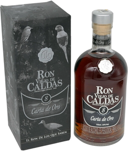 Ром Viejo de Caldas Carta de Oro 8 Years Old, gift box, 0.7 л