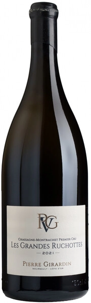 Вино Domaine Pierre Girardin, Chassagne-Montrachet 1er Cru Les Grandes Ruchottes AOP, 2021, 1.5 л