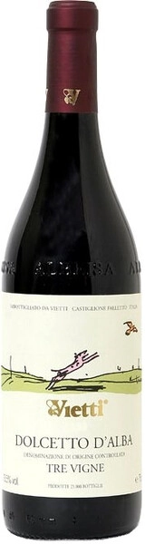 Вино Vietti, Dolcetto d'Alba Tre Vigne DOC, 2020