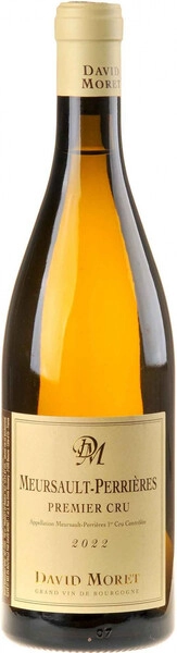 Вино David Moret, Meursault-Perrieres Premier Cru AOC, 2022