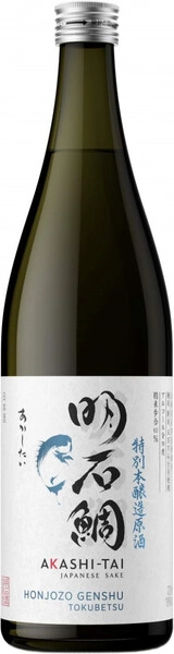 Саке Akashi-Tai Honjozo Genshu Tokubetsu, 720 мл