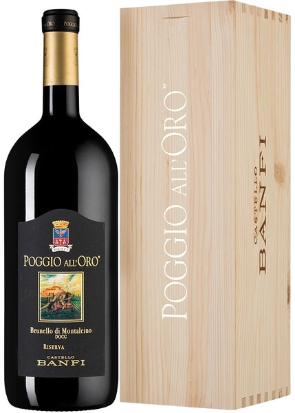 Вино Banfi, "Poggio all'Oro" Brunello di Montalcino Riserva DOCG, 2012, wooden box, 1.5 л