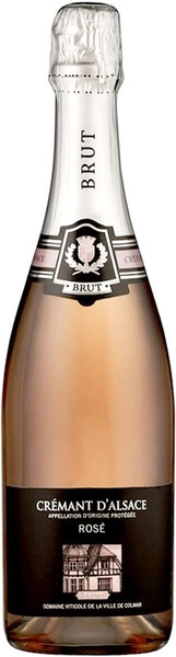 Игристое вино Domaine Viticole de la Ville de Colmar, Rose Brut, Cremant d'Alsace AOP