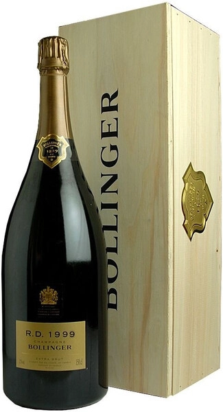 Шампанское Bollinger, R.D. Extra Brut, 1999, wooden box, 1.5 л