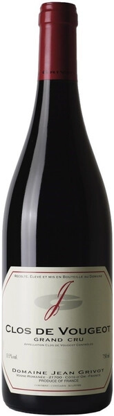 Вино Domaine Jean Grivot, Clos de Vougeot Grand Cru AOC, 2017