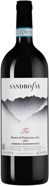 Вино Sandro Fay, Tei Rosso di Valtellina DOC, 2021