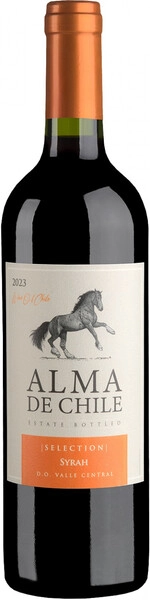 Вино Alma de Chile Syrah, Valle Central DO, 2023