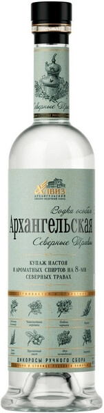 Водка Архангельская Северные травы, 0.5 л