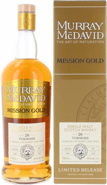 Виски Murray McDavid, "Mission Gold" Tormore 26 Years Old, gift box, 0.7 л