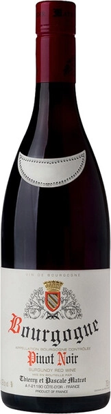 Вино Domaine Thierry et Pascale Matrot, Bourgogne Pinot Noir AOC, 2017