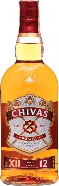 Виски Chivas Regal 12 Years Old, 1 л