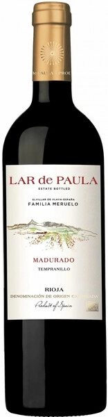 Вино Lar de Paula, Tempranillo, 2021