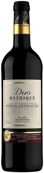 Вино Val d'Orbieu-Uccoar, "Duo Mythique" Syrah-Grenache, Pays d'Oc IGP, 2012