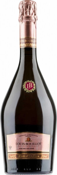 Игристое вино Louis Bouillot, Perle d'Or Rose Millesime, Cremant de Bourgogne AOC, 2018
