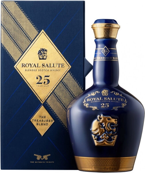 Виски Chivas, Royal Salute 25 Years Old The Treasured Blend, gift box, 0.7 л