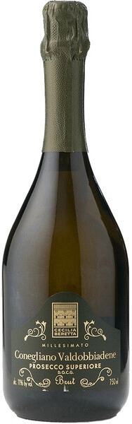 Игристое вино Cecilia Beretta, Prosecco Superiore Brut Millesimato, Conegliano Valdobbiadene DOCG